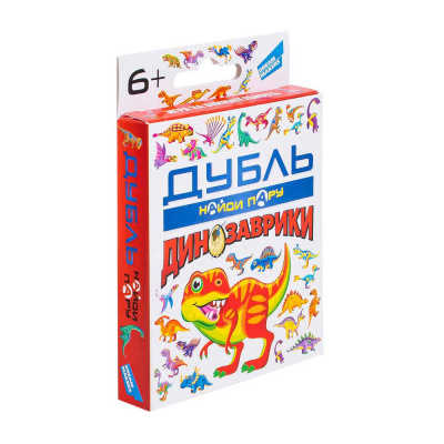 Настольная игра Дубль Динозаврики Dream Makers 2119C 1